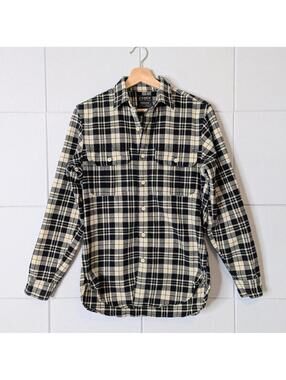 J. Crew Workshirt heavyweight cotton flannel plaid button up